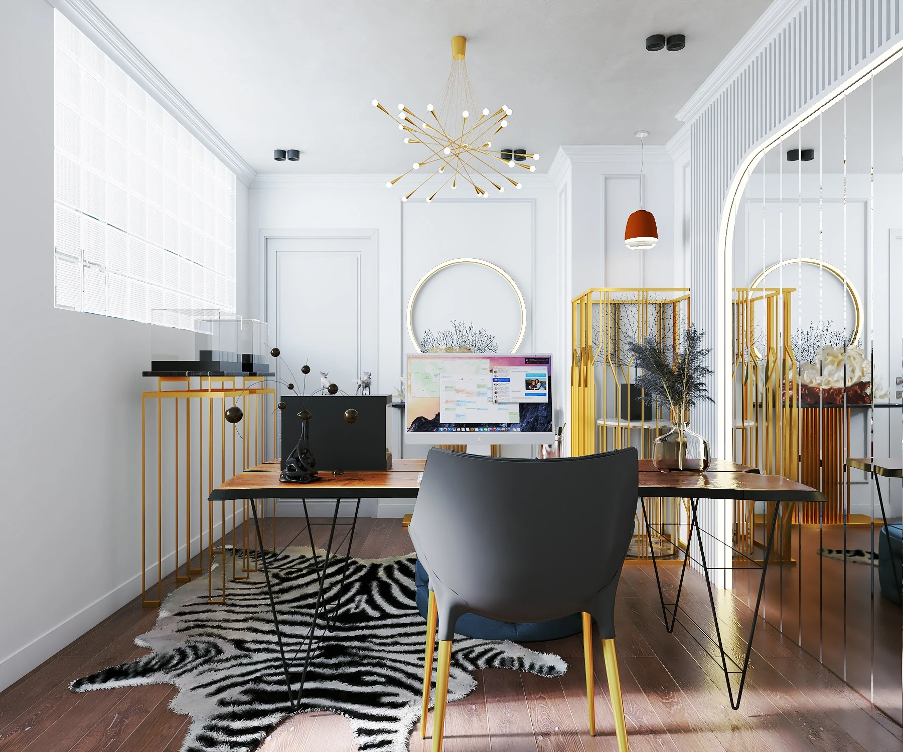 SketchUp Free Modern Vray Office SketchUp Free Model Download ID 110000047 (Phan Tuan)