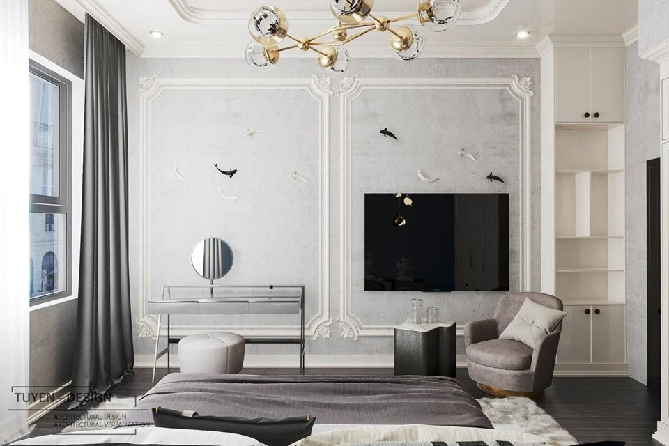 SketchUp Free Neo Classic Bedroom Enscape Model Free Download ID 101000263 (Nguyen Van Tuyen)