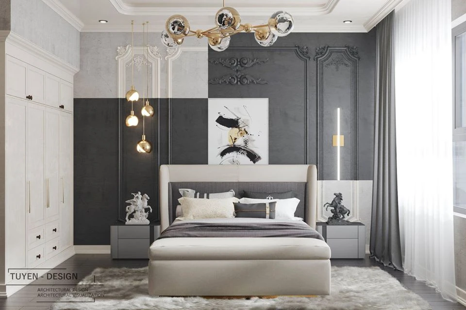 SketchUp Free Neo Classic Bedroom Enscape Model Free Download ID 101000263 (Nguyen Van Tuyen)