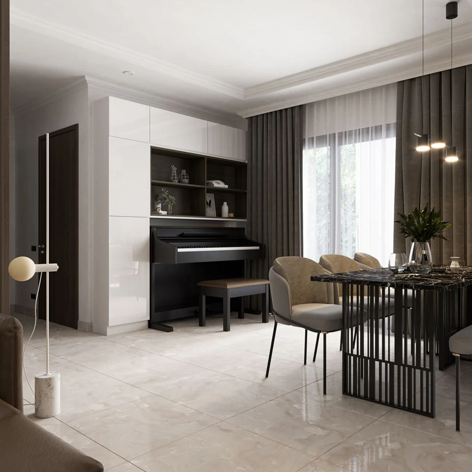 Neo Classic Living Room And Dining Room Sketchup Free Model Download ID 218000032 (Trong Thanh)