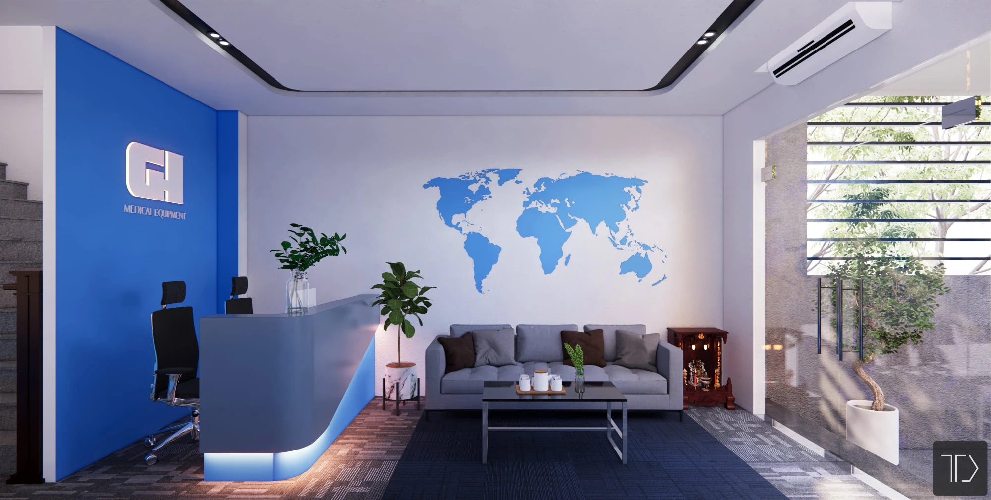 Office Free Download SketchUp Models Modern ID 110000050 (Nghiem Viet Thai)