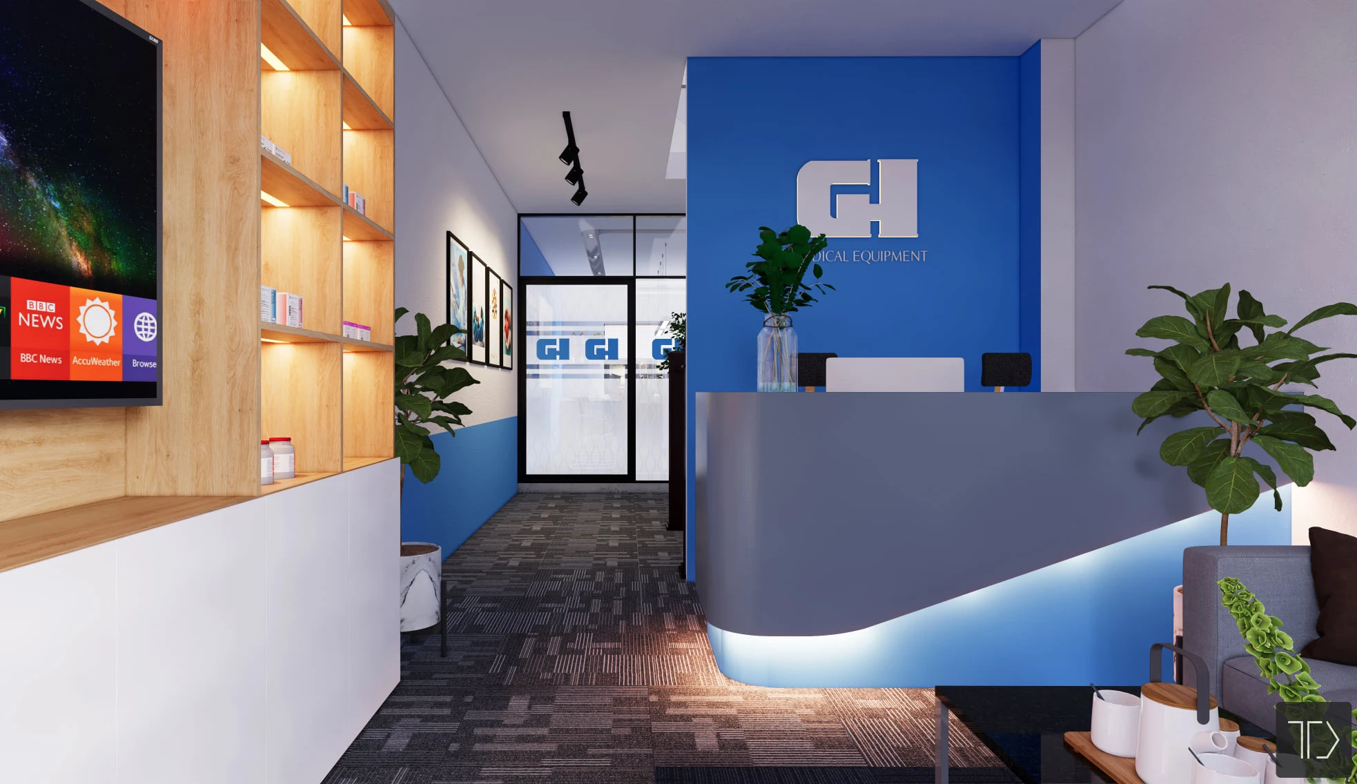 Office Free Download SketchUp Models Modern ID 110000050 (Nghiem Viet Thai)