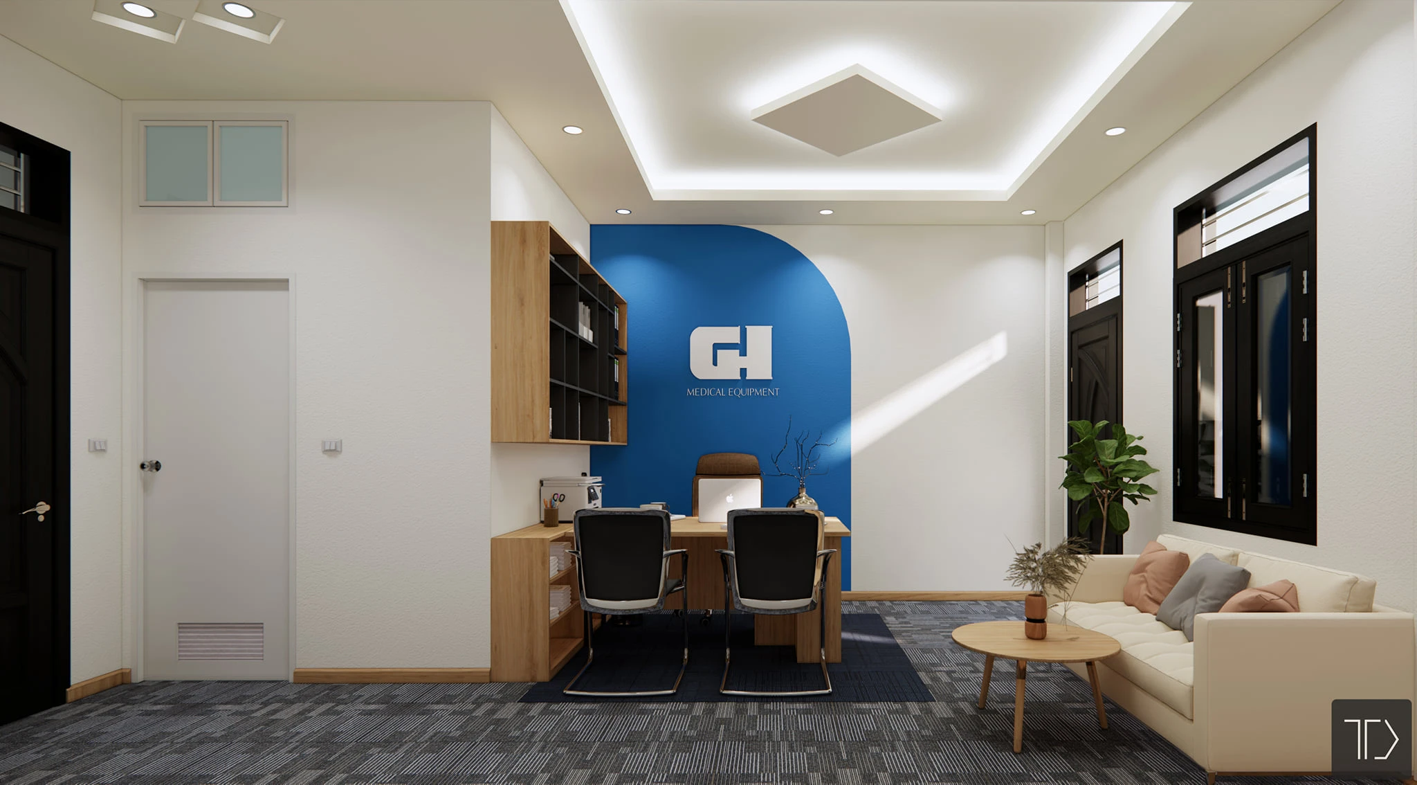 Office Free Download SketchUp Models Modern ID 110000050 (Nghiem Viet Thai)