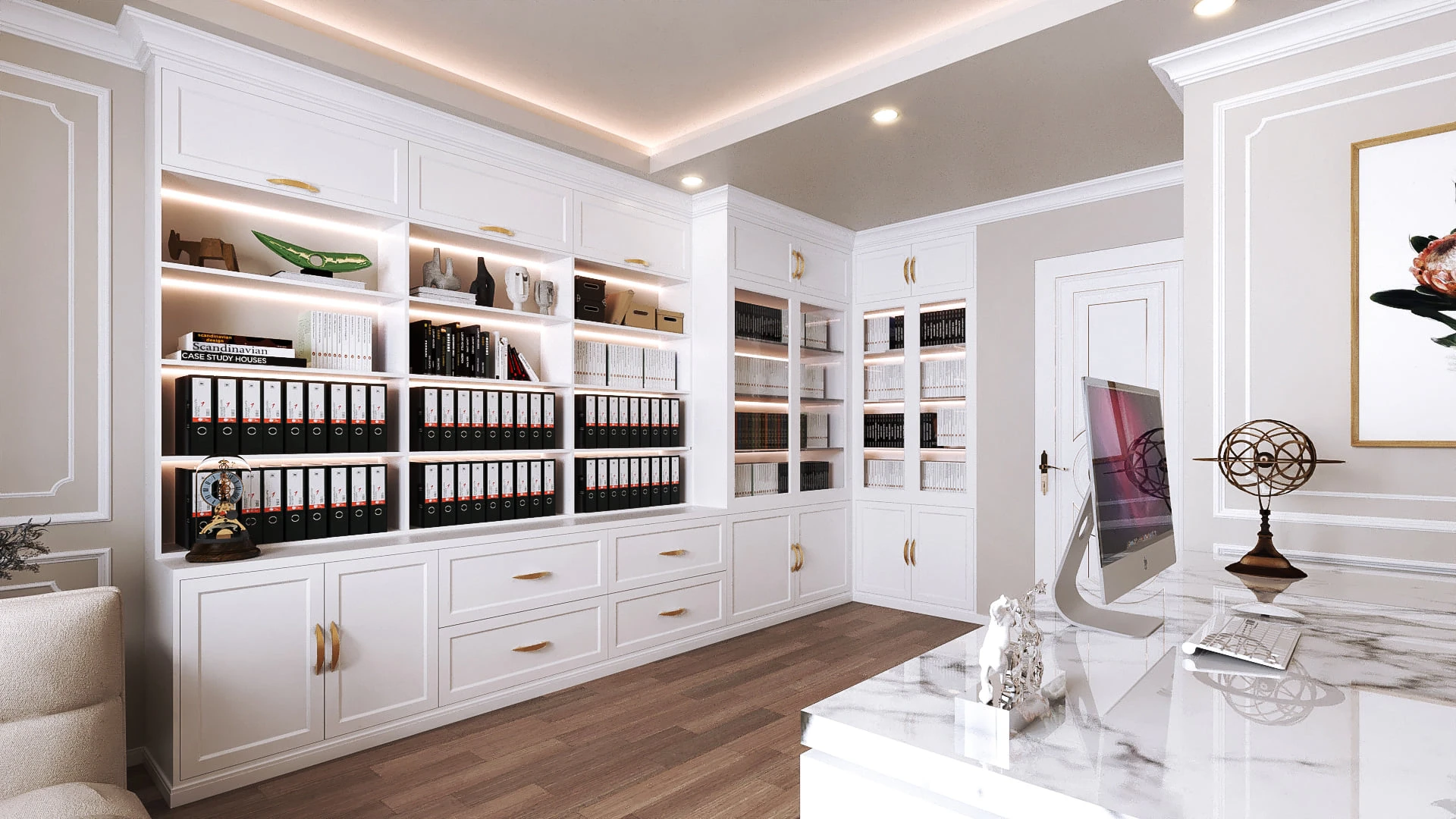 Office Neo Classic Vray 3D Model Free Download SketchUp ID 110000048 (Phan Vu Manh)