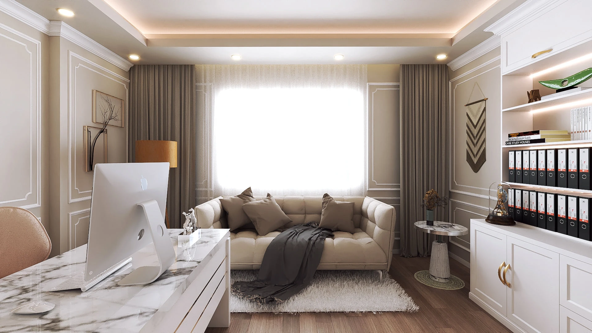 Office Neo Classic Vray 3D Model Free Download SketchUp ID 110000048 (Phan Vu Manh)