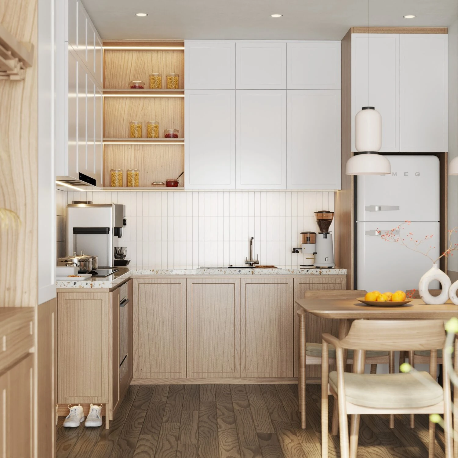 SketchUp 3D Model Free Download Modern Living Room - Dining Room ID 218000180 (Ngo Tien Duy)