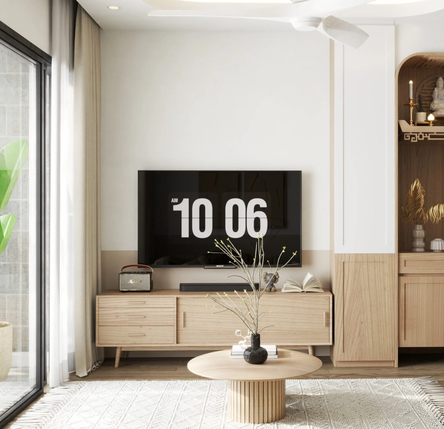 SketchUp 3D Model Free Download Modern Living Room - Dining Room ID 218000180 (Ngo Tien Duy)