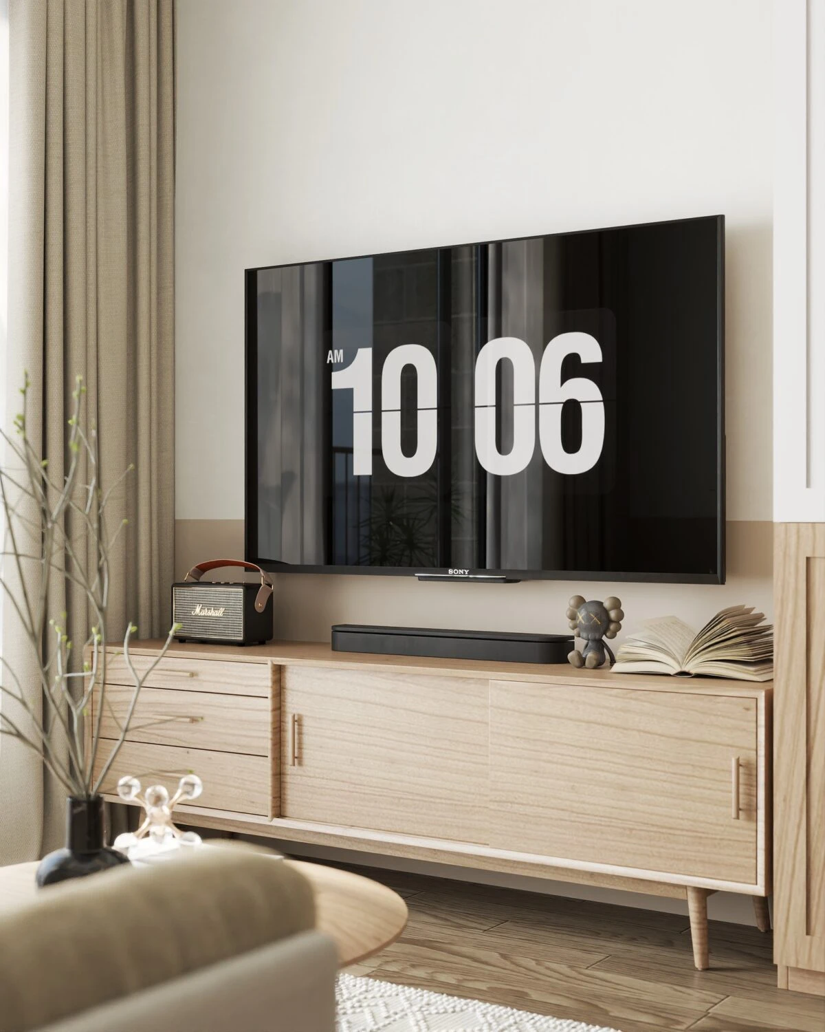 SketchUp 3D Model Free Download Modern Living Room - Dining Room ID 218000180 (Ngo Tien Duy)