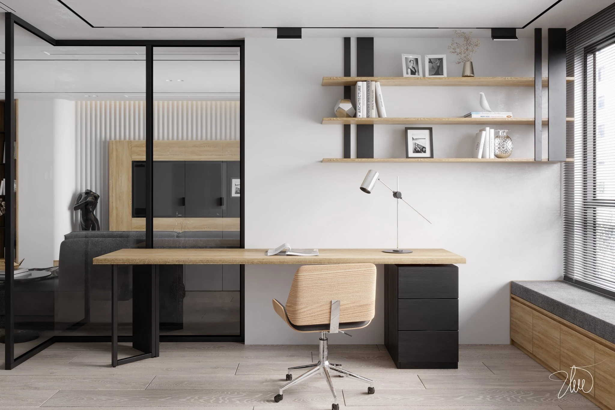 SketchUp 3D Model Free Download Vray Modern Apartment ID 106000168 (Huy Ung)