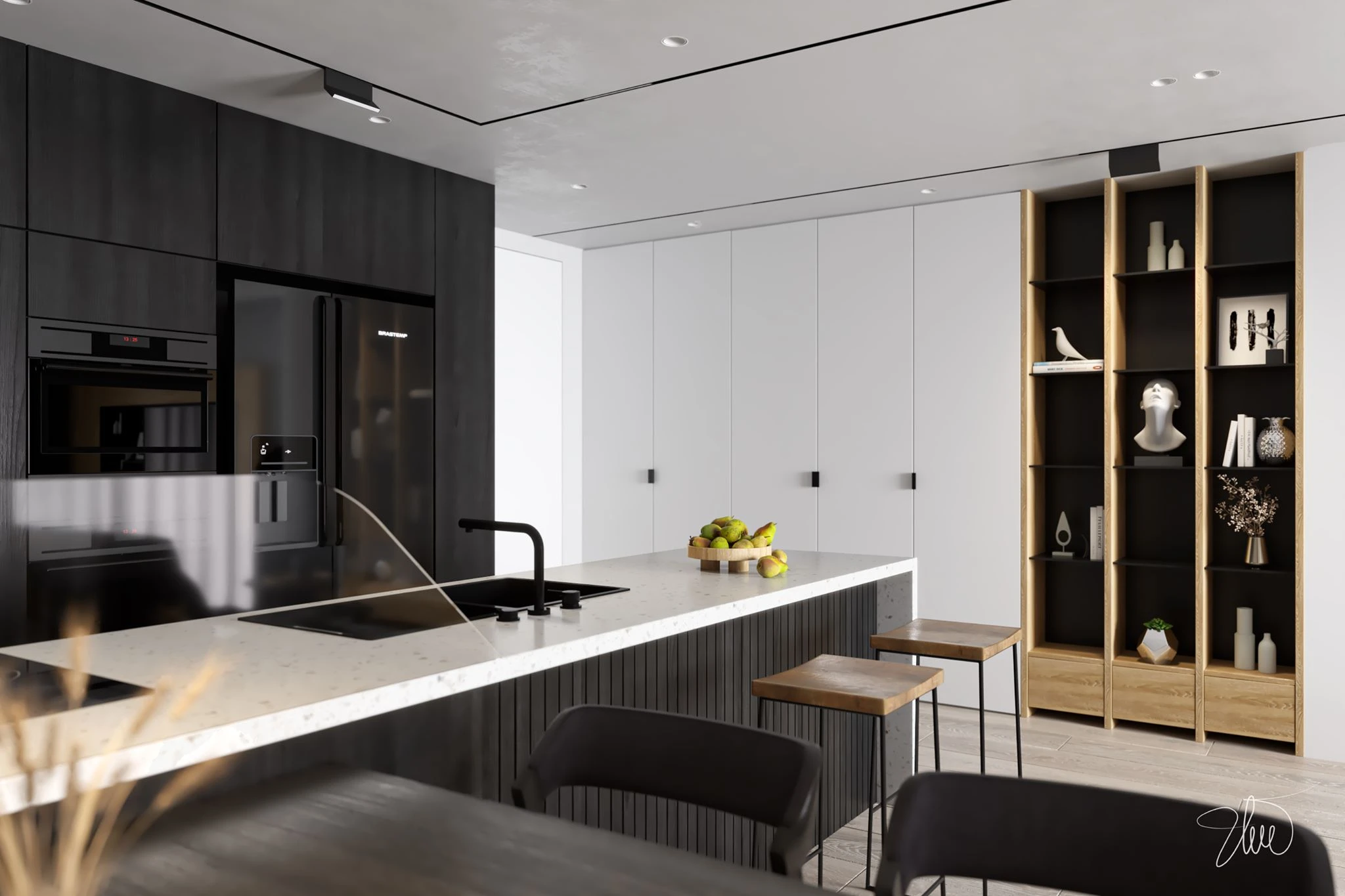 SketchUp 3D Model Free Download Vray Modern Apartment ID 106000168 (Huy Ung)