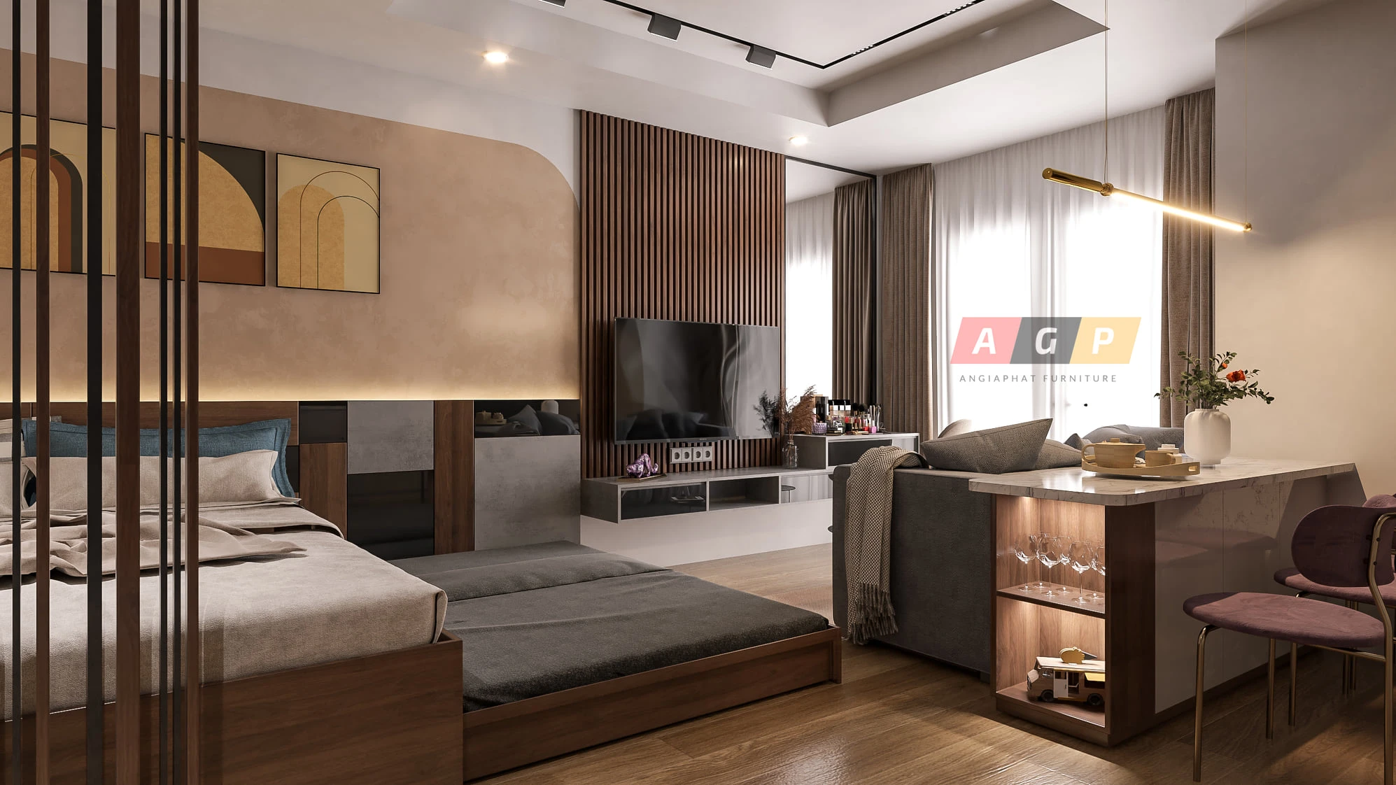 SketchUp Free SketchUp Free Model Vray Modern Apartment Download ID 106000162 (Hao Nguyen)