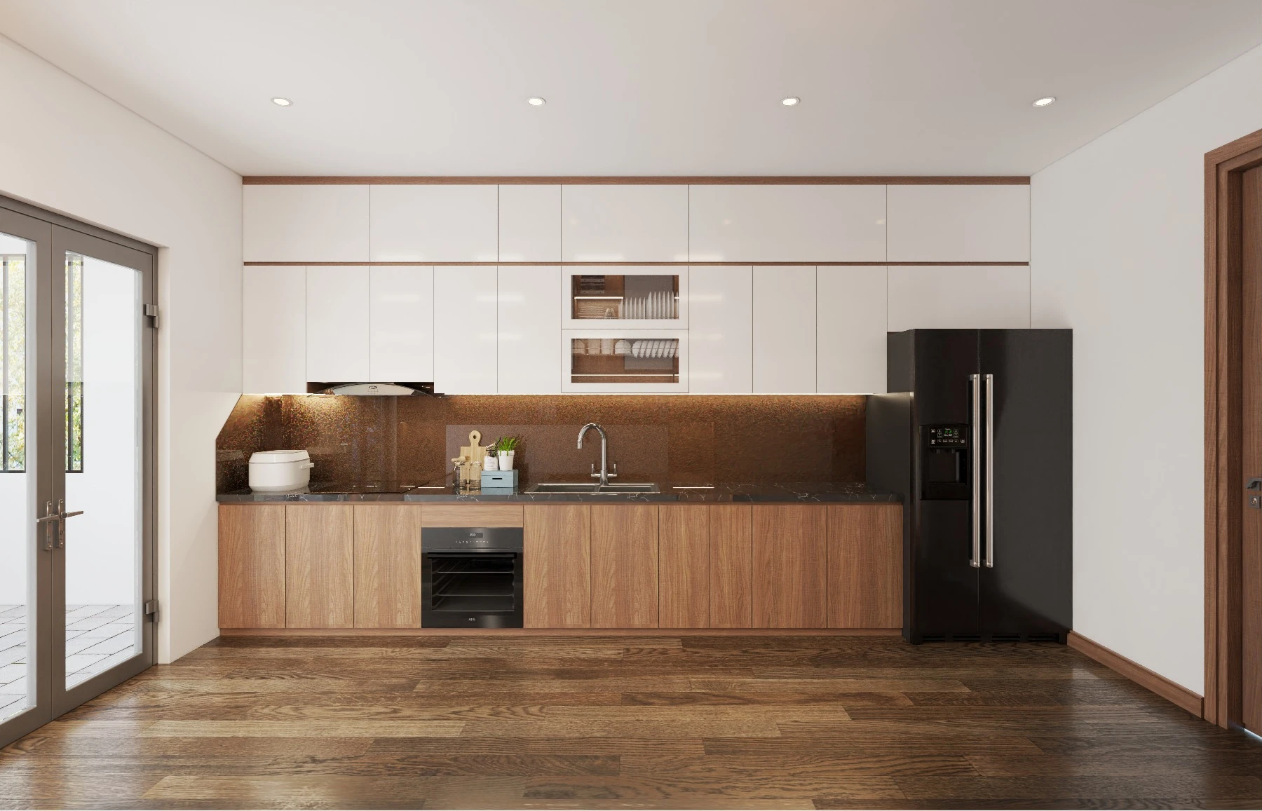 SketchUp Free Model Vray Modern Kitchen Download ID 102000055 (Le Dinh Nam)
