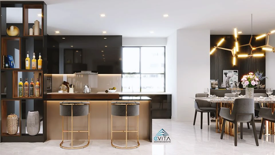 SketchUp Free Model Vray Modern Living Room - Dining Room Download ID 218000114 (Hachiko Vu)