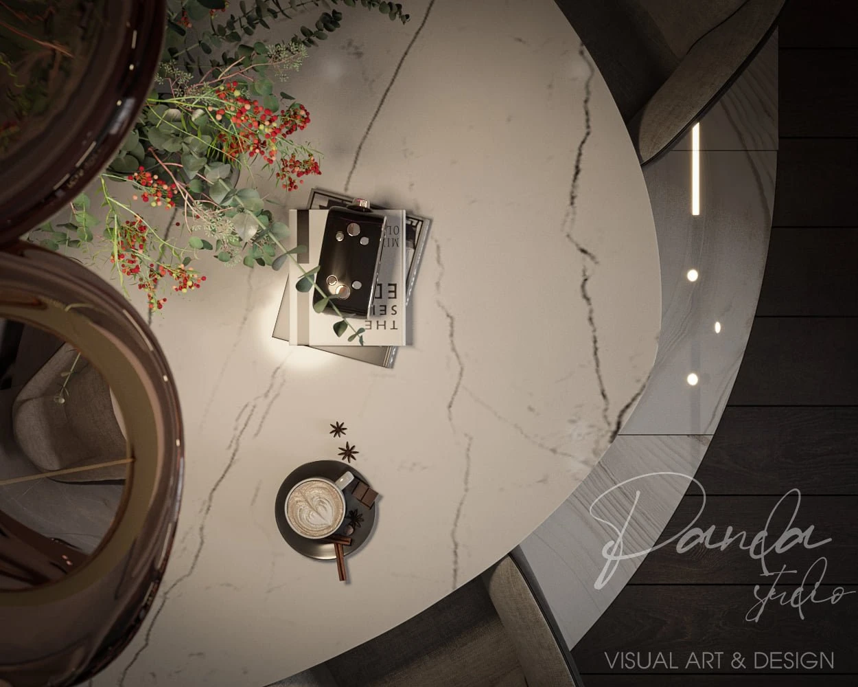 SketchUp Free Model Vray Modern Living Room - Dining Room Download ID 218000144 (Khanh Tran)