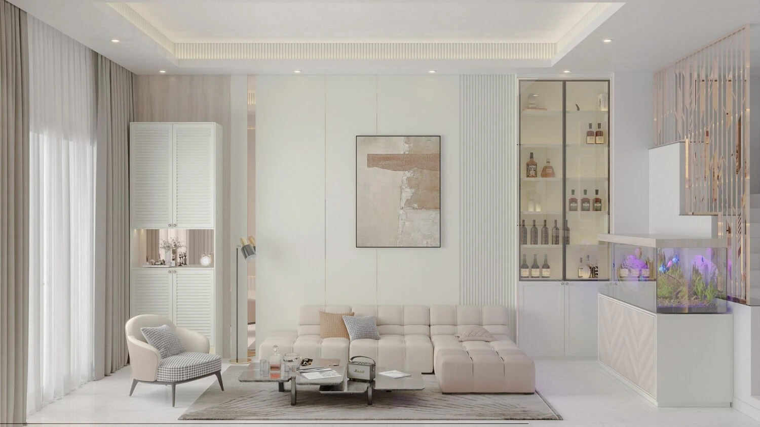 SketchUp Free Model Vray Modern Living Room Download ID 100000404 (Bull Art)