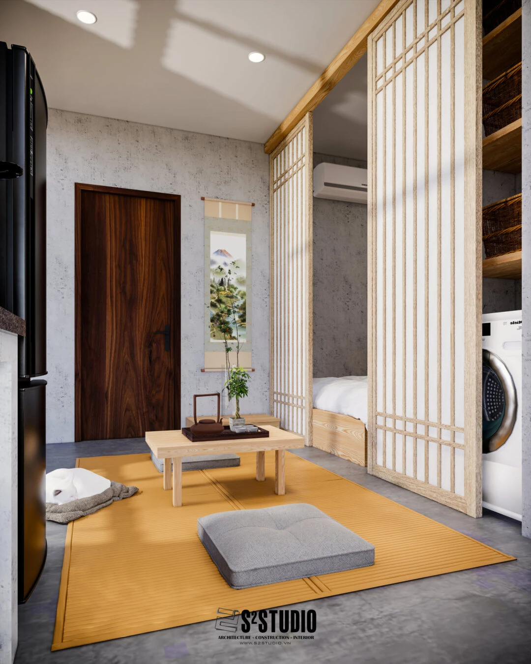 SketchUp Model Download Modern Apartment Enscape Free ID 106000177 (Loc Spin)