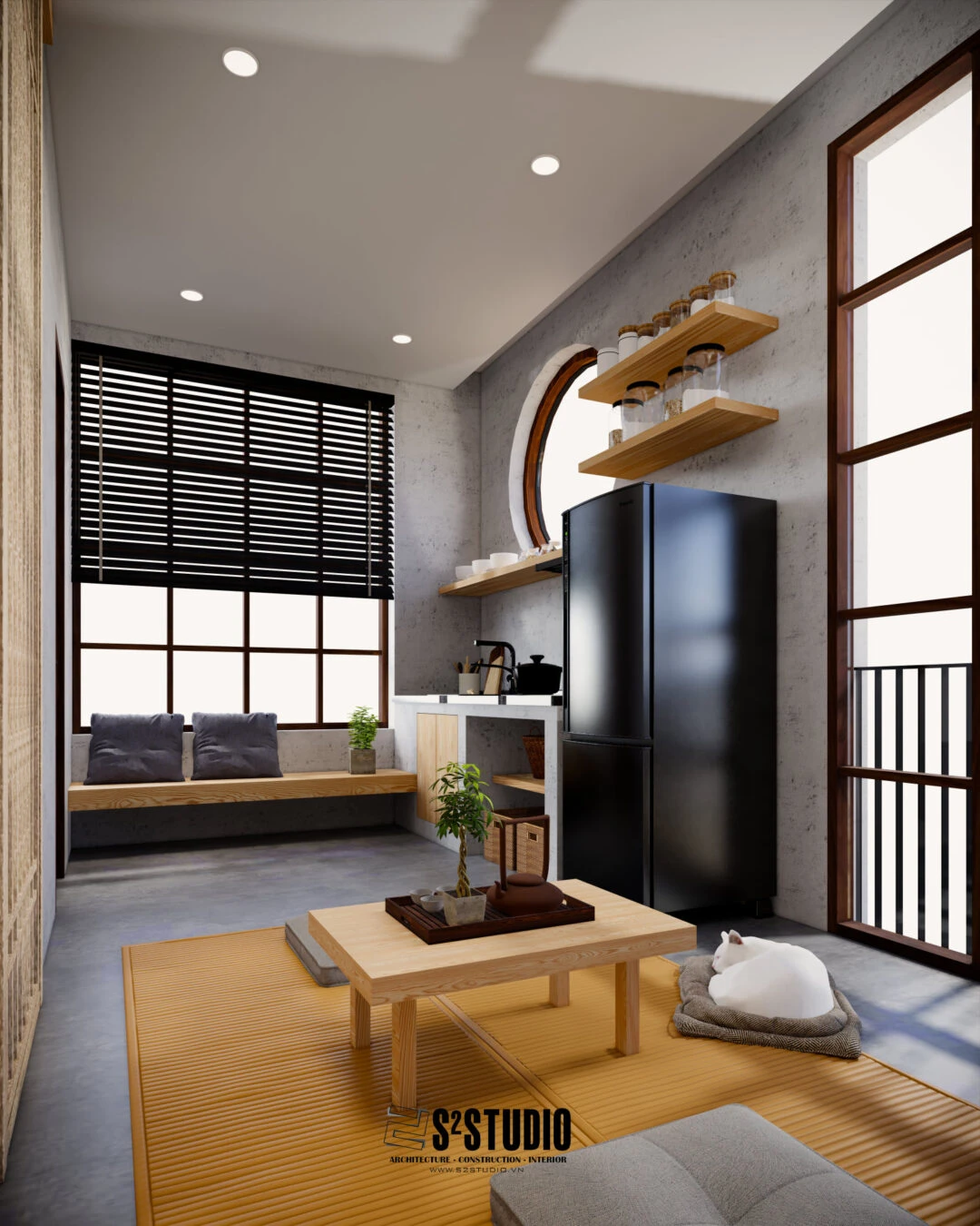 SketchUp Model Download Modern Apartment Enscape Free ID 106000177 (Loc Spin)