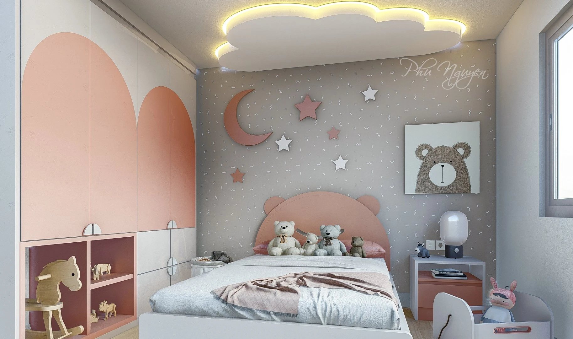 SketchUp Model Download Modern Children Room Free ID 105000041 (Phu Nguyen)