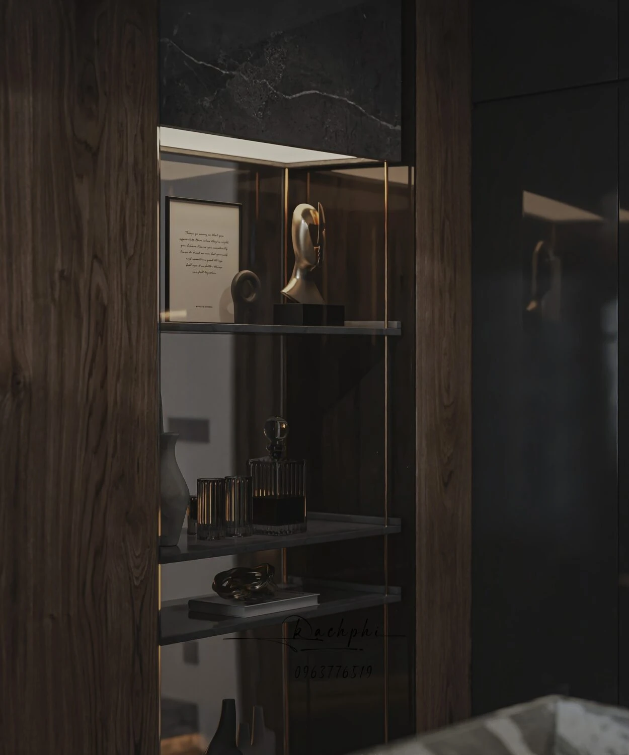 SketchUp Model Download Modern Living Room - Dining Room Vantage Free ID 218000189 (Phi Bach)