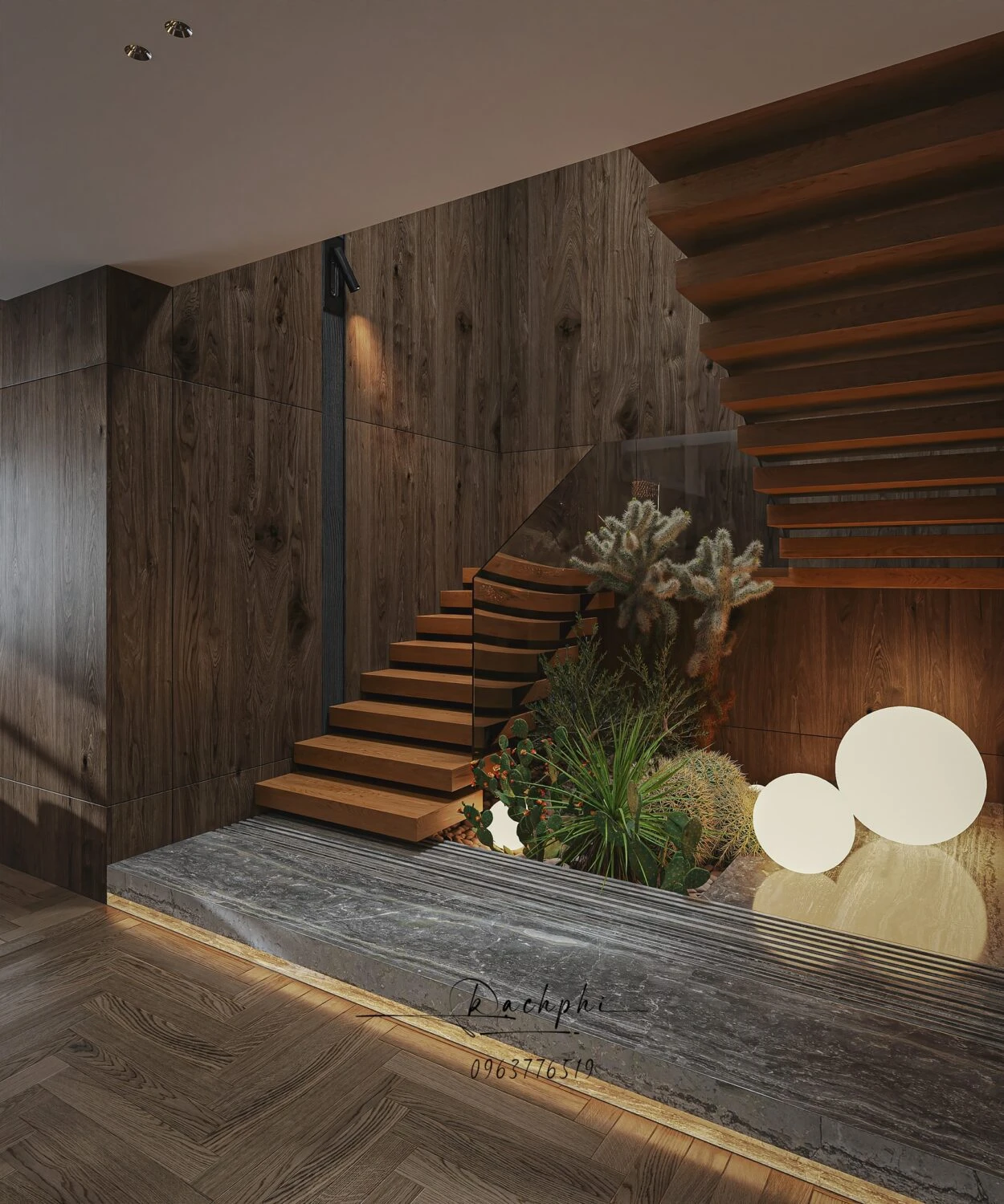 SketchUp Model Download Modern Living Room - Dining Room Vantage Free ID 218000189 (Phi Bach)