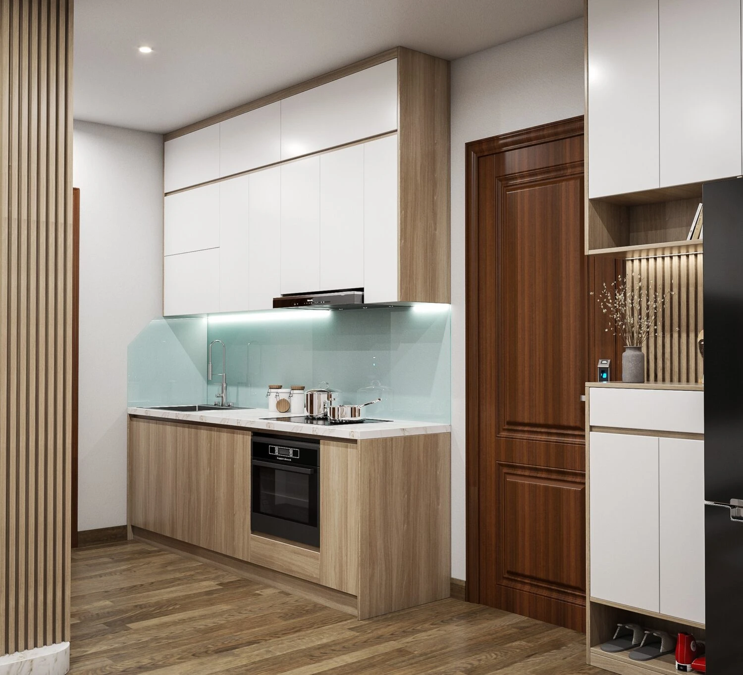 SketchUp Free SketchUp Model Download Modern Living Room - Dining Room Vray Free ID 218000159 (Duy Giangg)