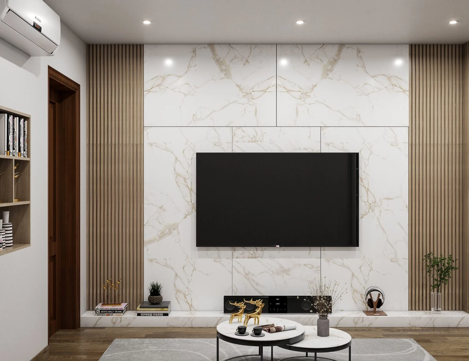 SketchUp Free SketchUp Model Download Modern Living Room - Dining Room Vray Free ID 218000159 (Duy Giangg)