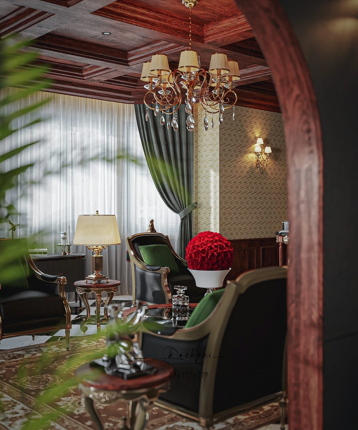 SketchUp Model Download Modern Living Room Vantage Free ID 100000419 (Phi Bach)