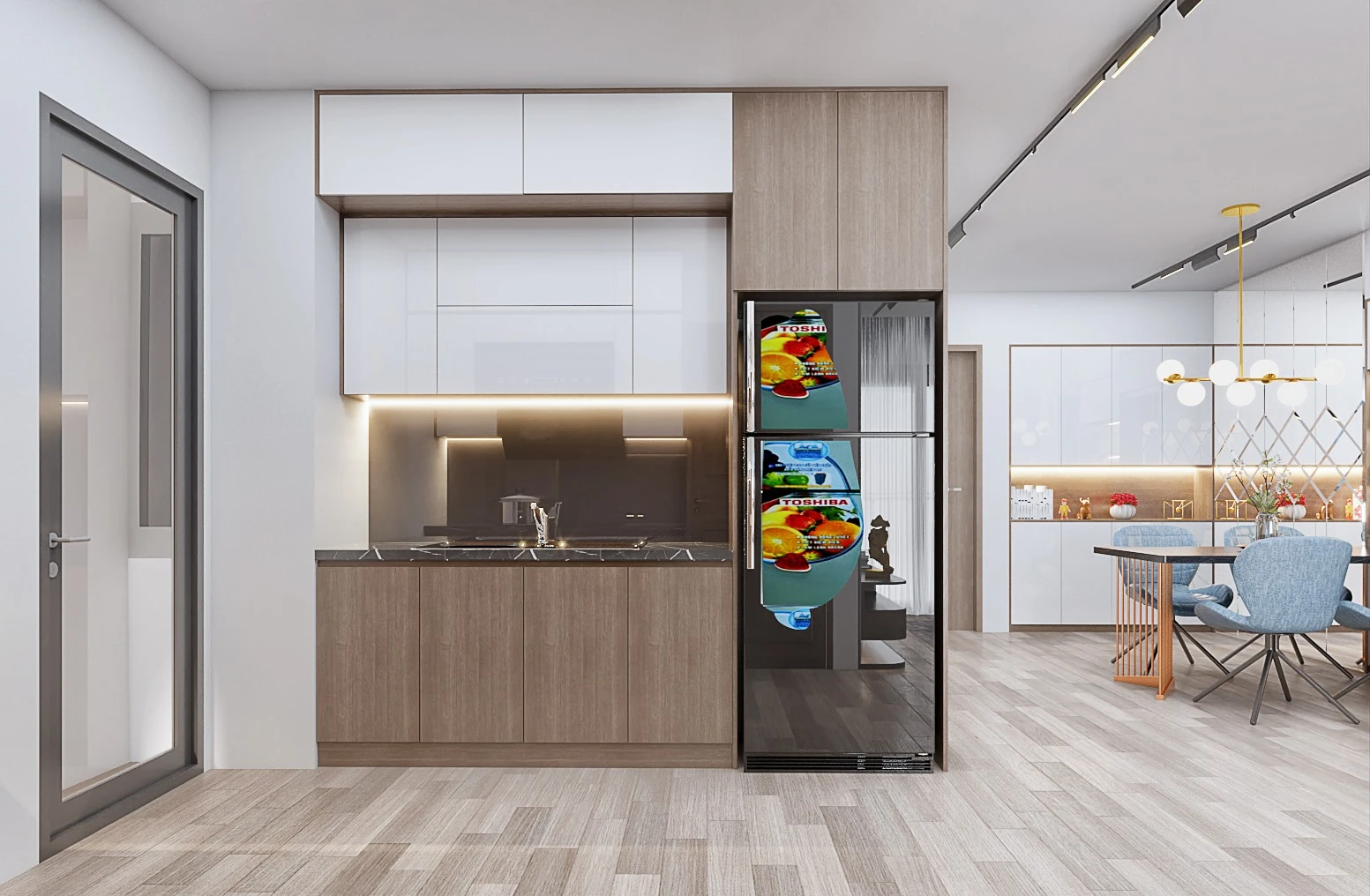 SketchUp Model Free Download Modern Apartment Vray ID 106000171 (KiKa)