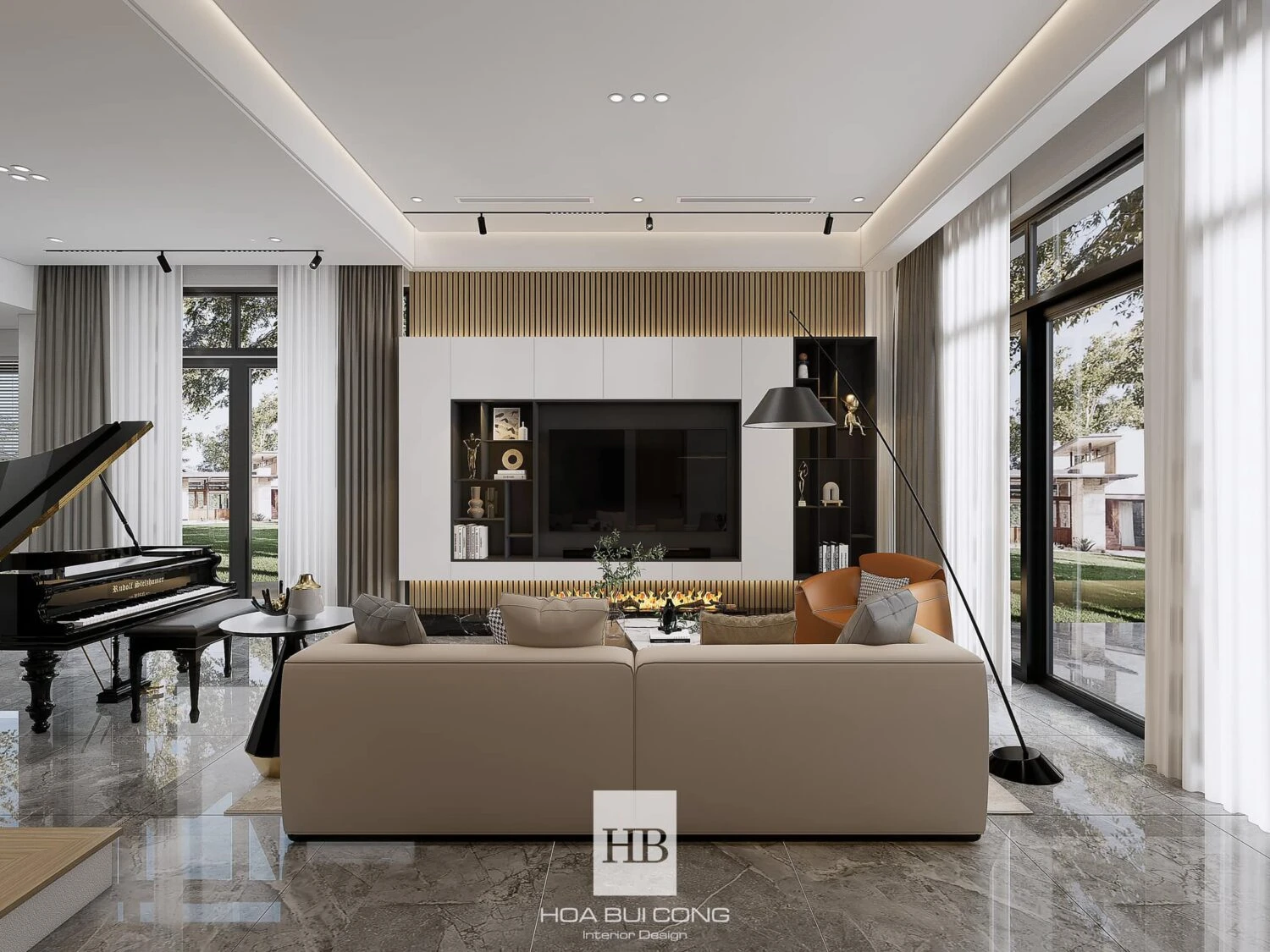 SketchUp Free SketchUp Model Free Download Modern Living Room - Dining Room Enscape ID 218000153 (Bui Cong Hoa)