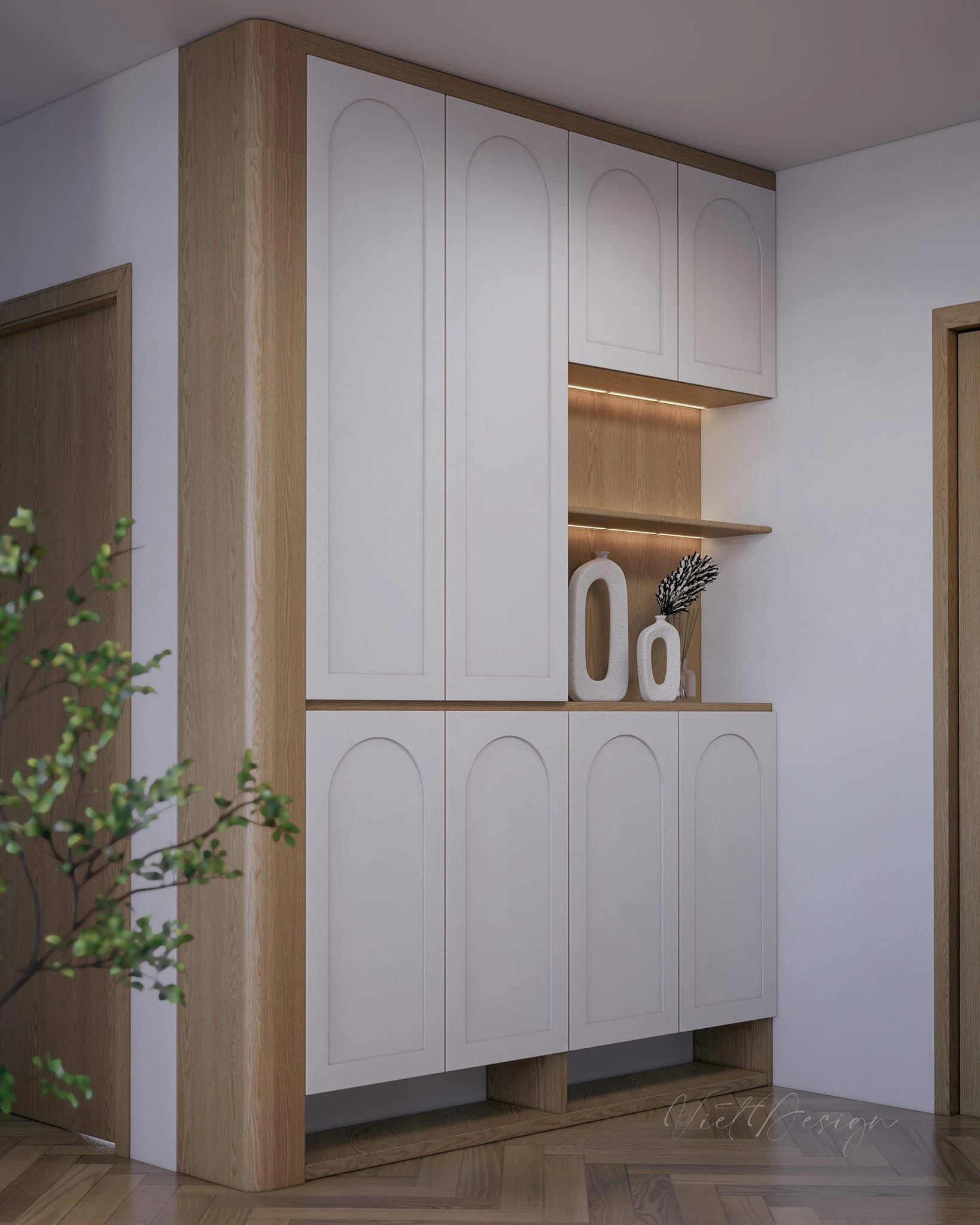 SketchUp Model Free Download Modern Living Room - Dining Room Enscape ID 218000213 (Viet Ho)