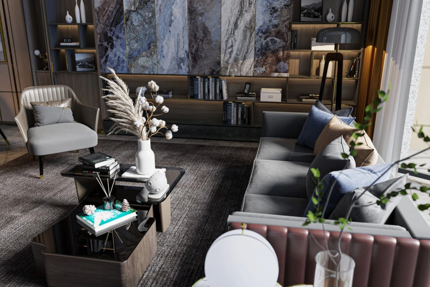 SketchUp Model Free Download Modern Living Room Vantage ID 100000413 (Cong Nguyen Tran)