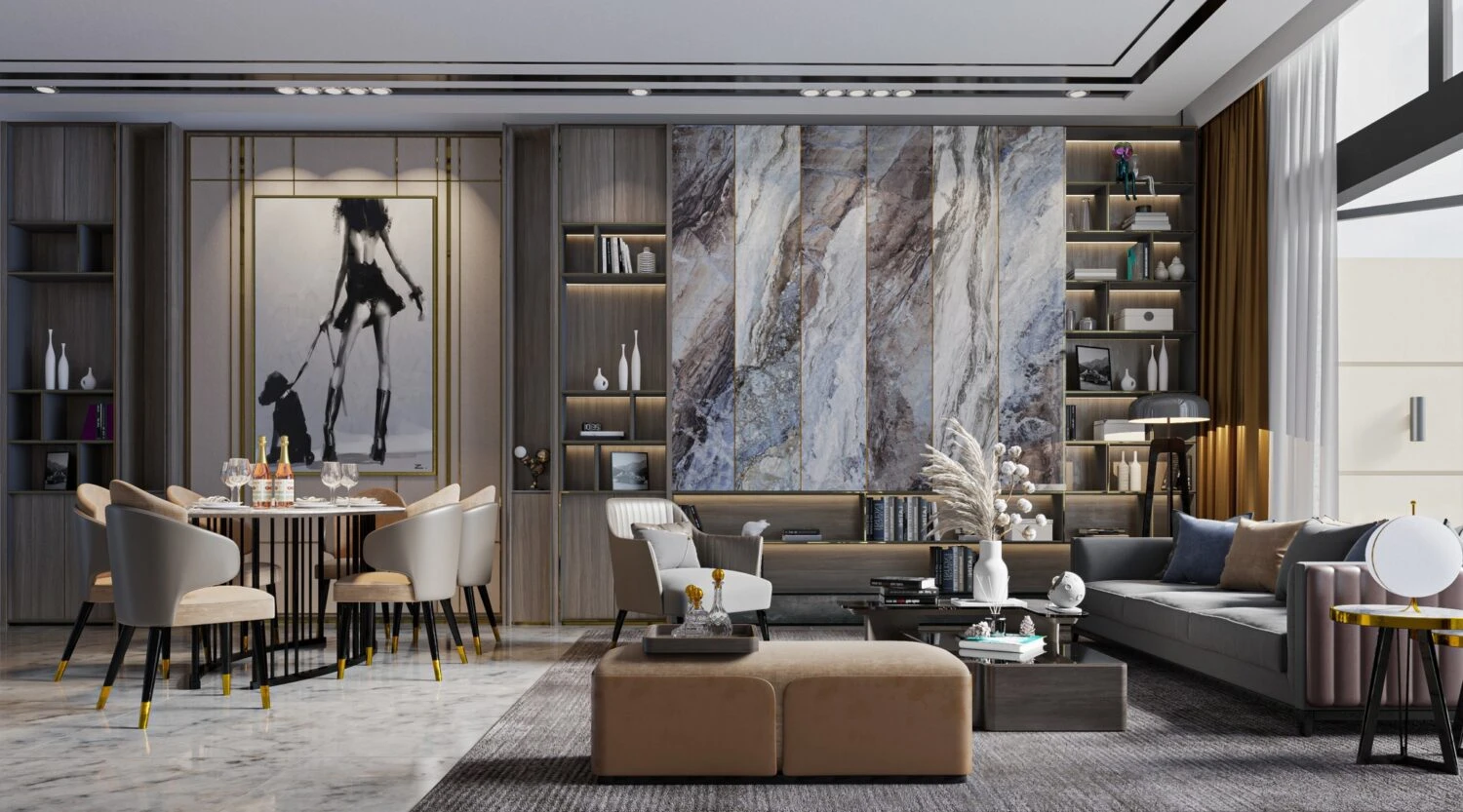 SketchUp Model Free Download Modern Living Room Vantage ID 100000413 (Cong Nguyen Tran)