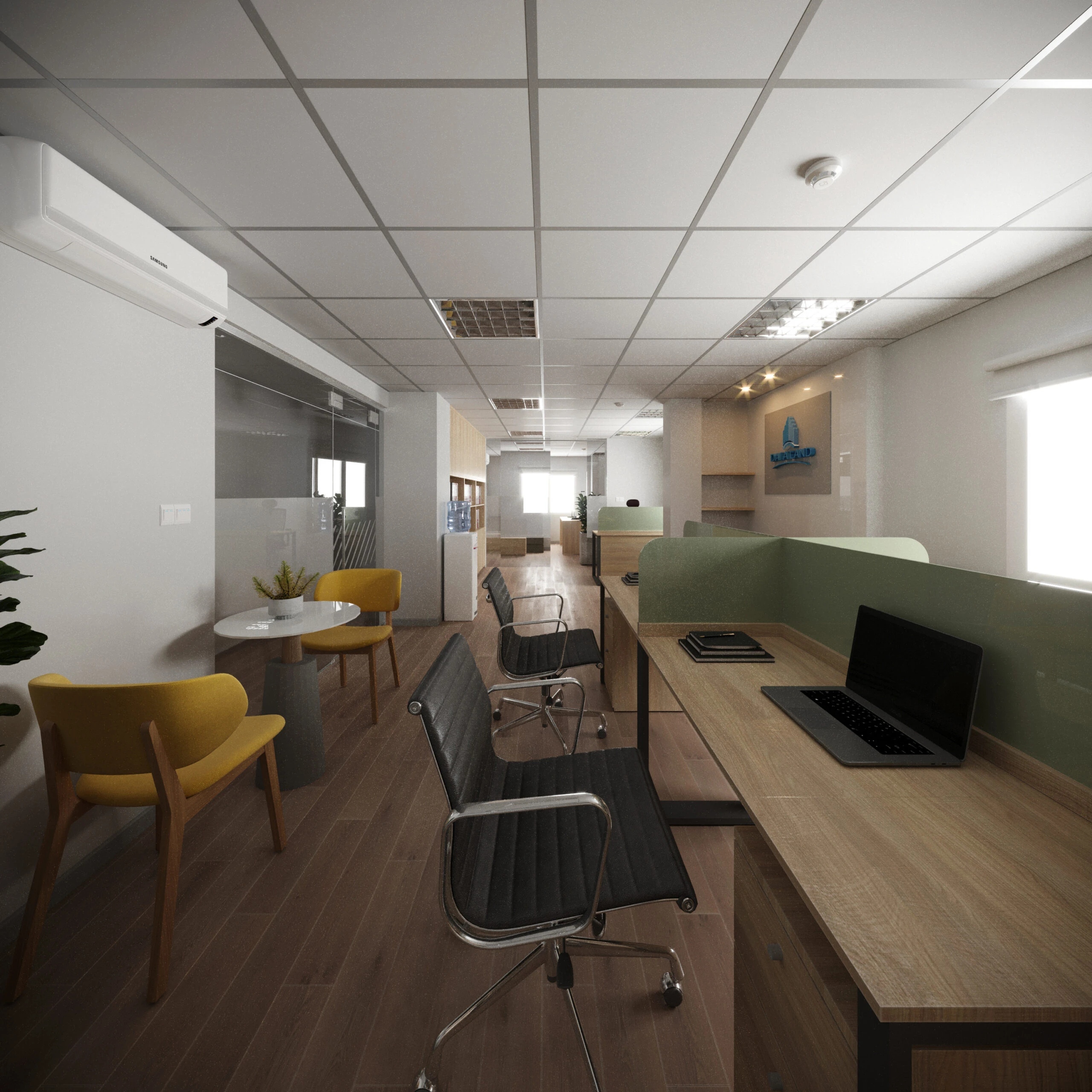 SketchUp Model Free Download Modern Office ID 110000046 (Leo Nguyen)