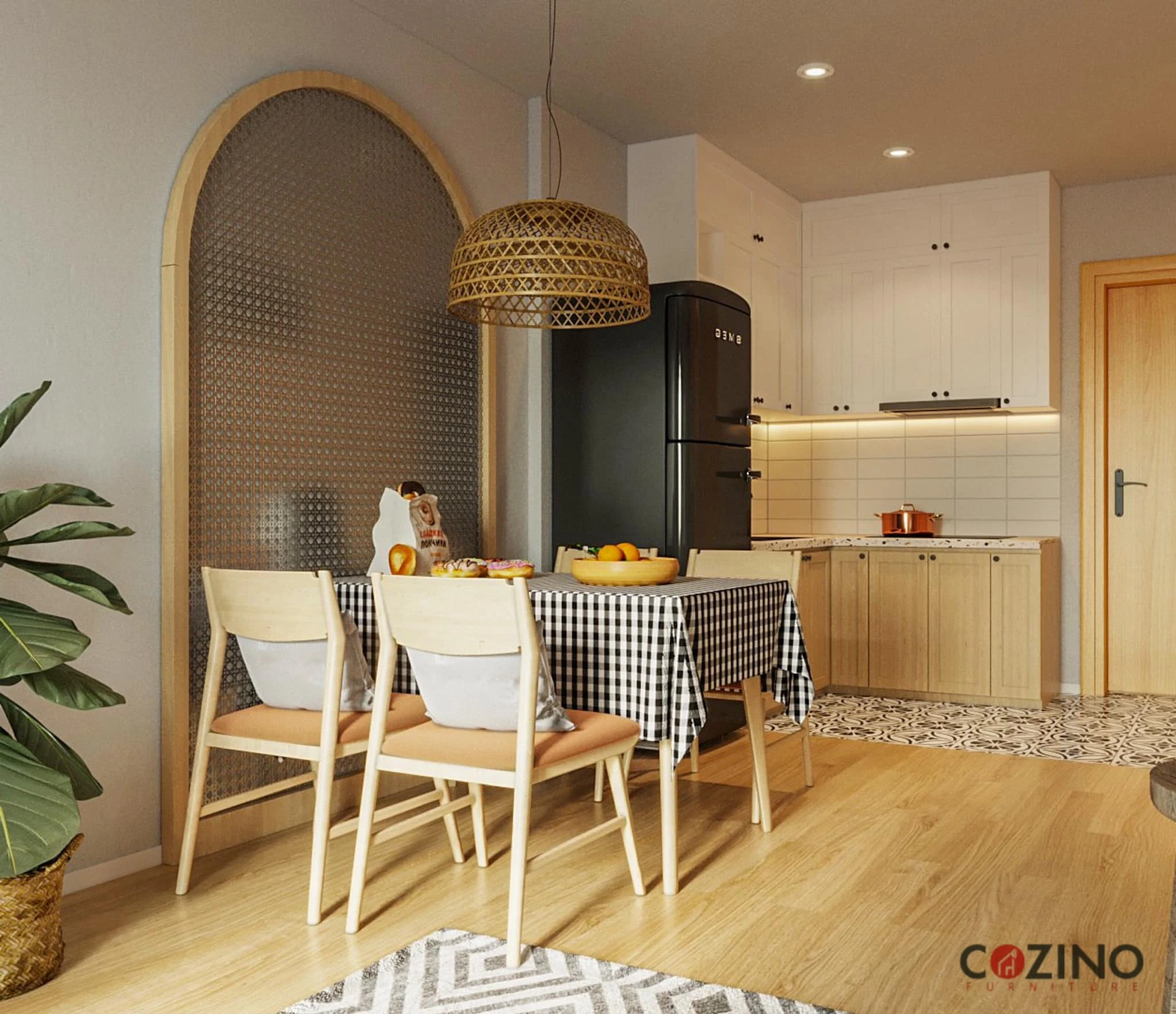 SketchUp Model Free Modern Apartment Vray Download ID 106000159 (Dieu Linh)