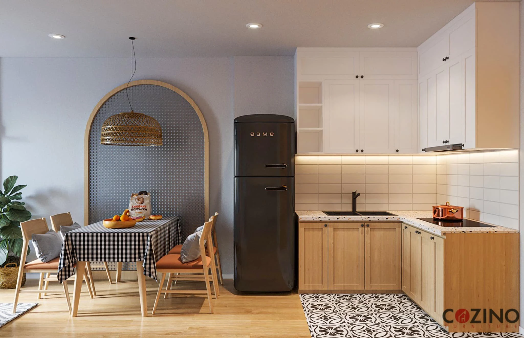 SketchUp Model Free Modern Apartment Vray Download ID 106000159 (Dieu Linh)