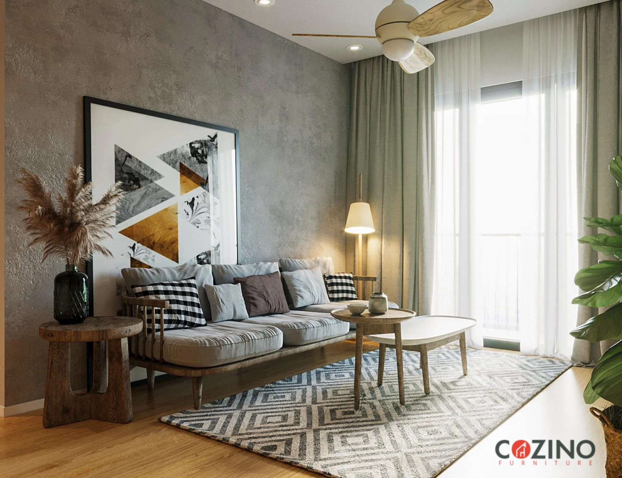 SketchUp Model Free Modern Apartment Vray Download ID 106000159 (Dieu Linh)