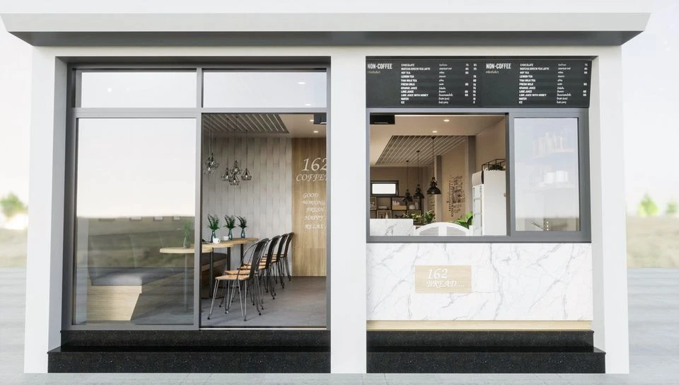 SketchUp Model Free Modern Coffee Shop D5 Download ID 108000059 (Vu Xoan)