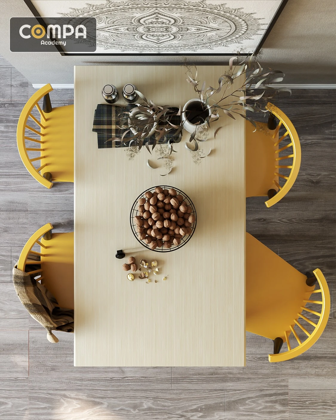 SketchUp Free SketchUp Model Free Modern Interior House Vray Download ID 212000105 (Tuan Luc)