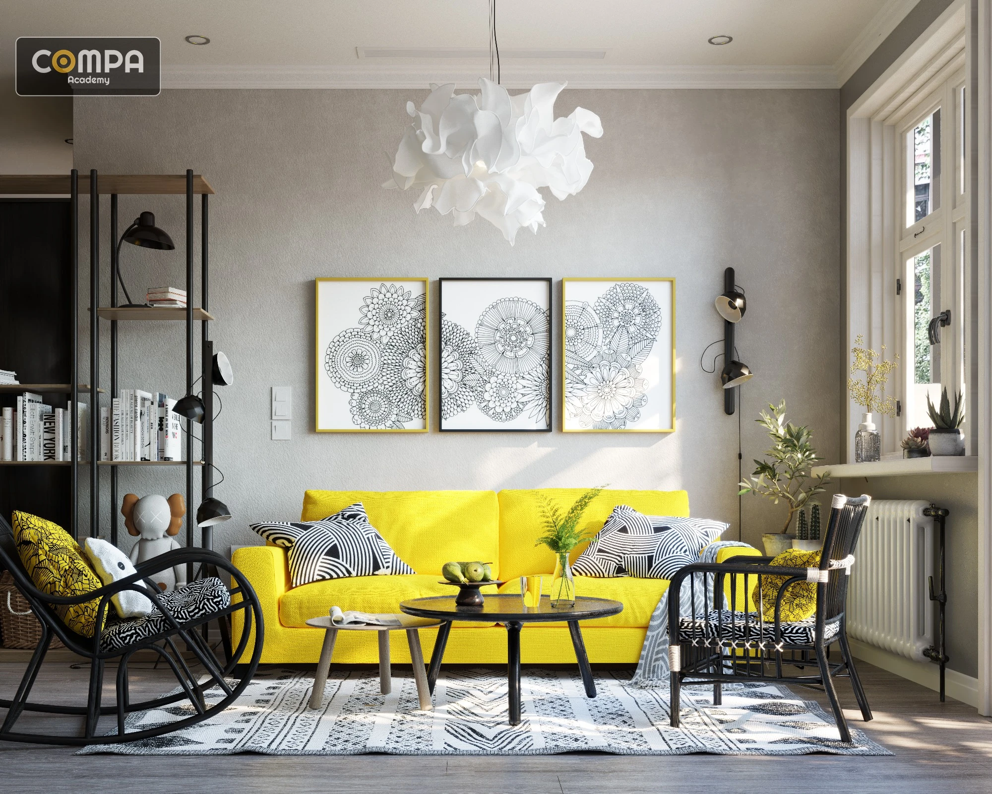 SketchUp Free SketchUp Model Free Modern Interior House Vray Download ID 212000105 (Tuan Luc)