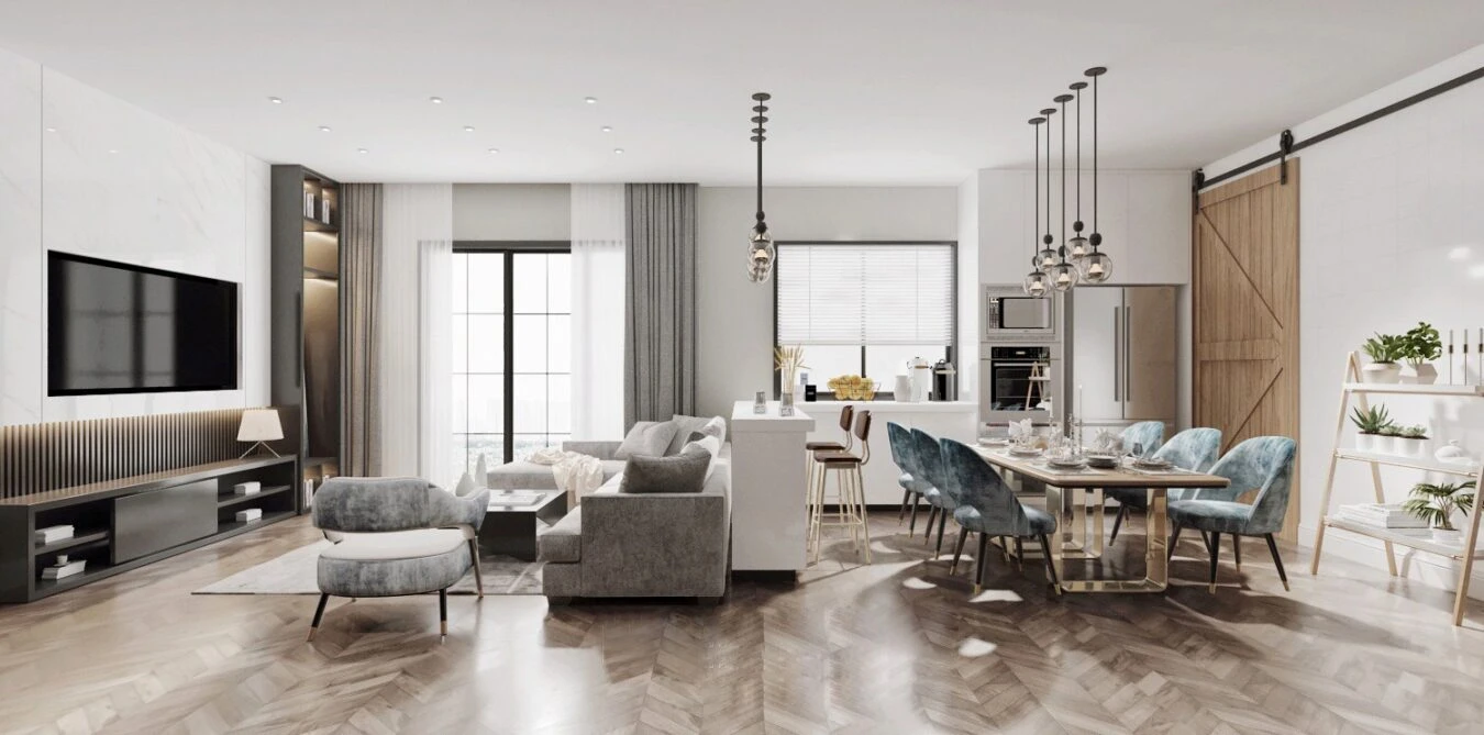 SketchUp Free SketchUp Model Free Modern Living Room Enscape Download ID 100000340 (Cuong Covua)