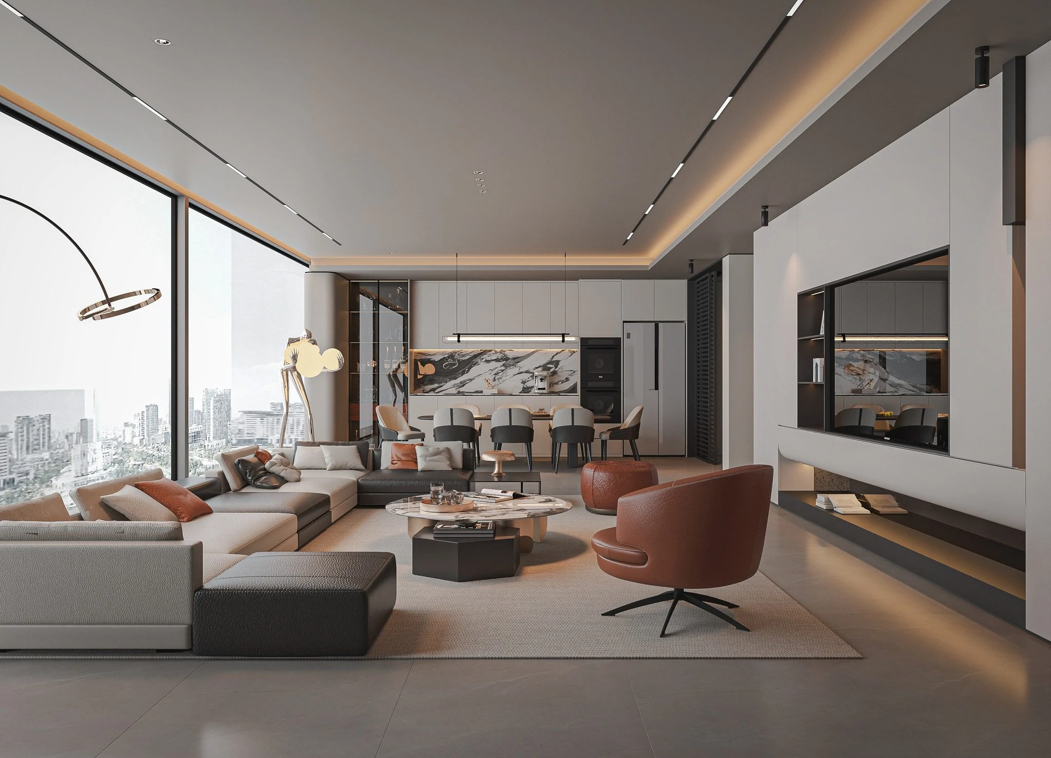 SketchUp Model Free Modern Living Room Vantage Download ID 100000431 (Nguyen Duc Dung)