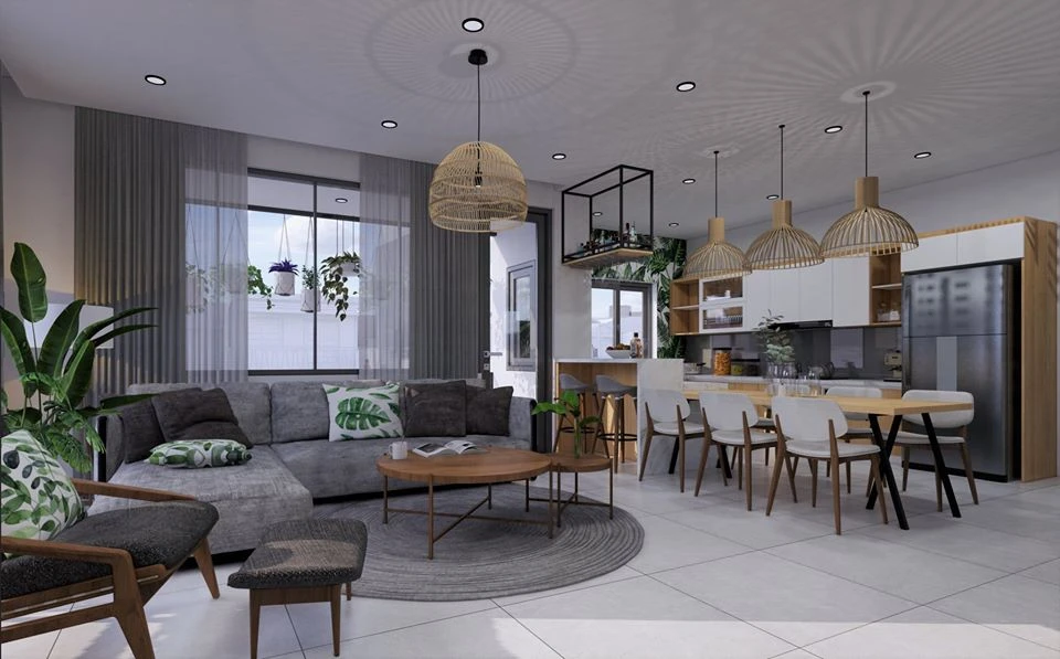 Sketchup 3D Models Free Download Modern Living Room And Dining Room ID 218000028 (Pham Thanh Cong)