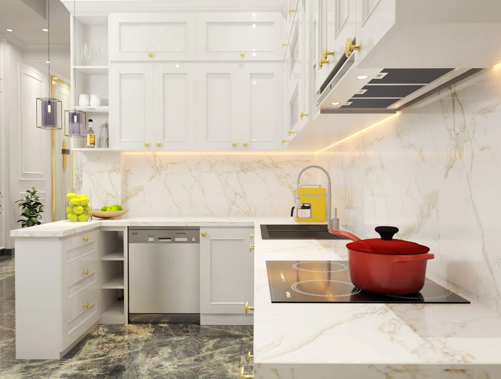 Sketchup 3D Models Free Download Modern Living Room And Dining Room ID 218000088 (Kts Le Xuan Dieu)