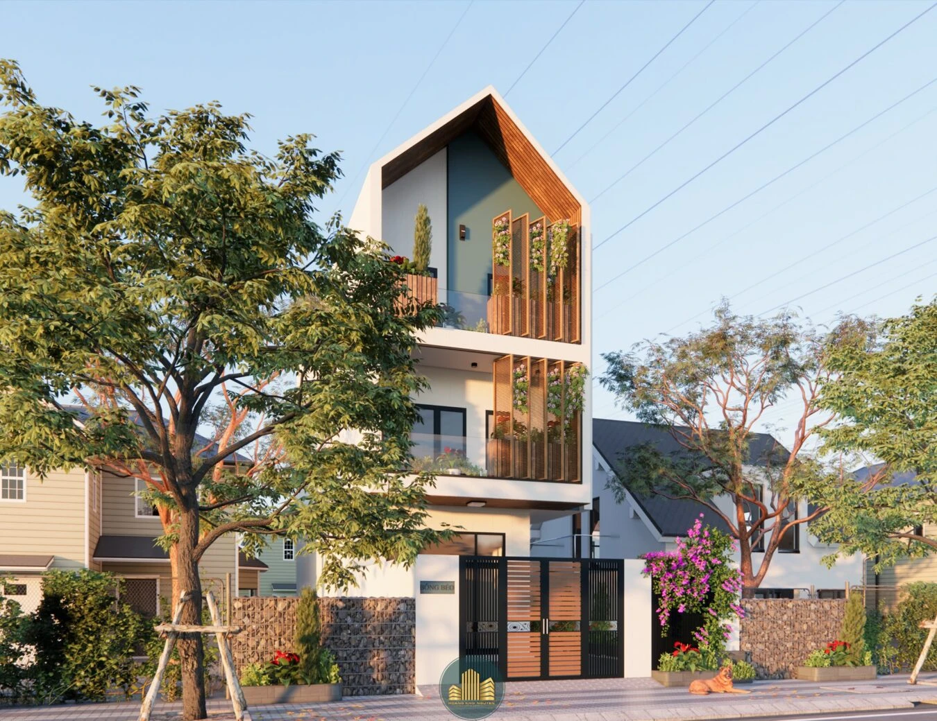 SketchUp Free Sketchup 3d Models Free Download Enscape Modern Exterior ID 101000424 (Duong Duong)