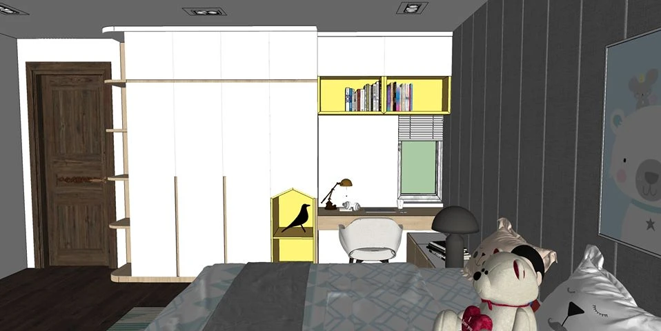 SketchUp Free Sketchup 3d Models Free Download Modern Bedroom ID 101000318 (Diep Vinh)