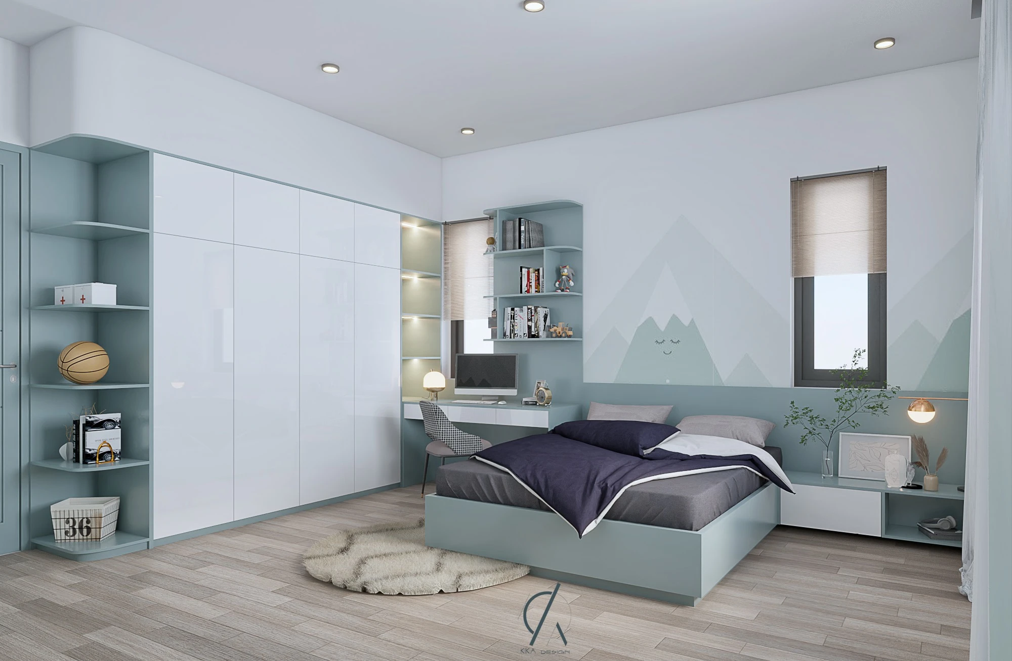 Sketchup 3d Models Free Download Modern Bedroom ID 101000497 (KiKa)