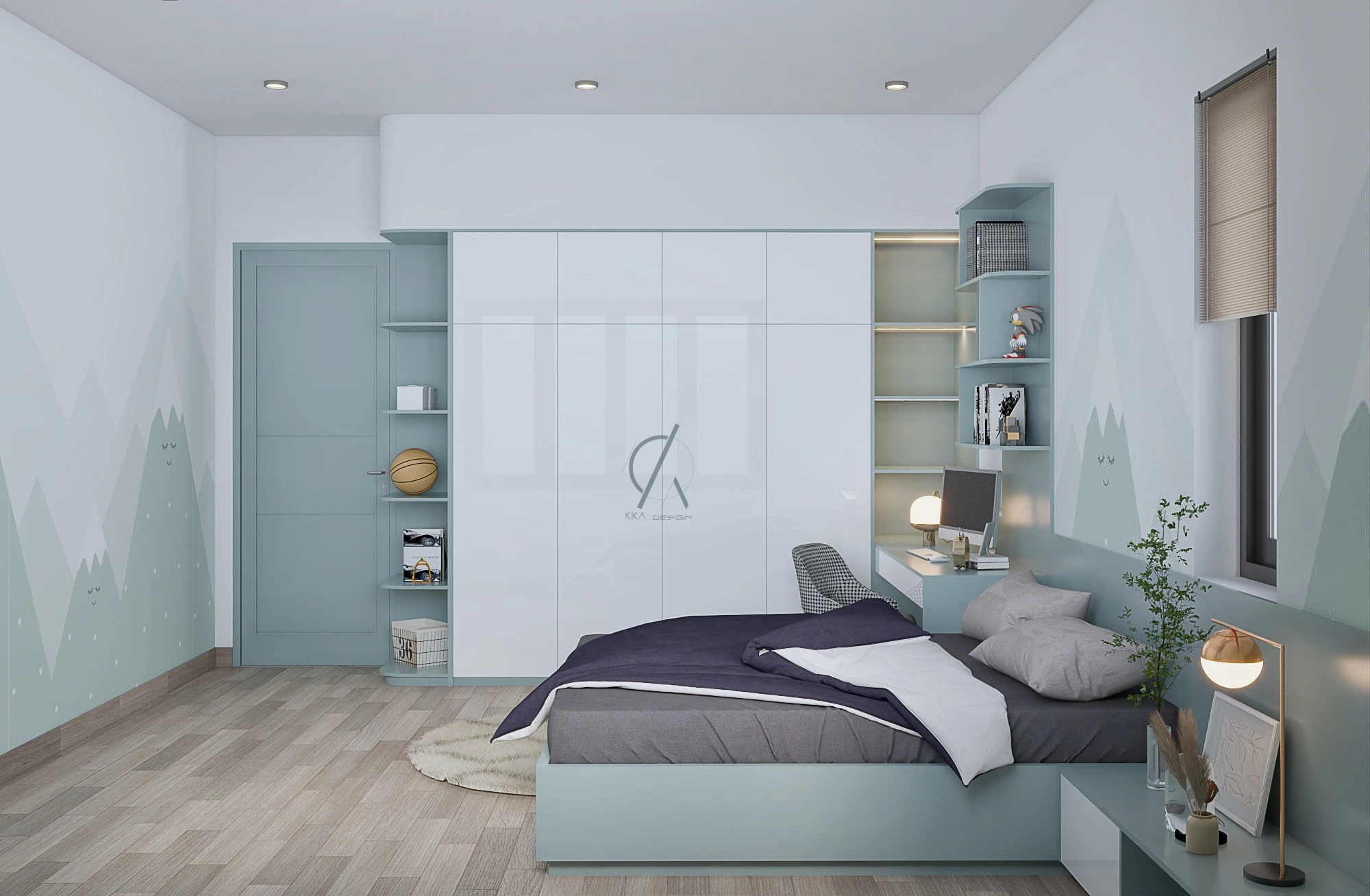 Sketchup 3d Models Free Download Modern Bedroom ID 101000497 (KiKa)