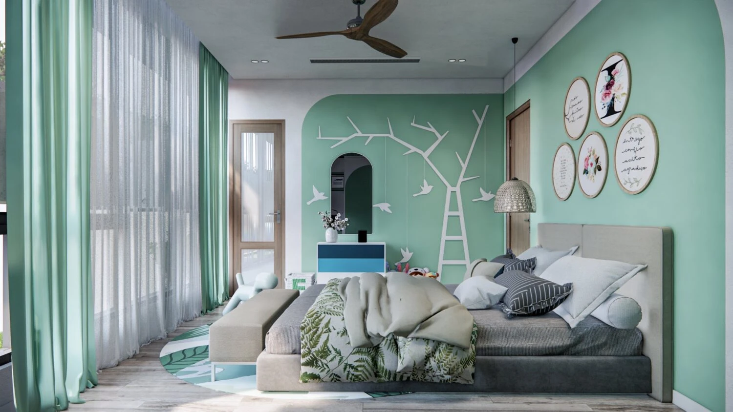 Sketchup 3d Models Free Download Modern Bedroom ID 101000627 (Noman Le)