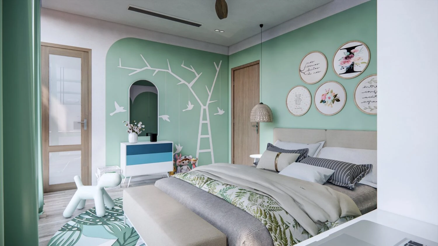 Sketchup 3d Models Free Download Modern Bedroom ID 101000627 (Noman Le)