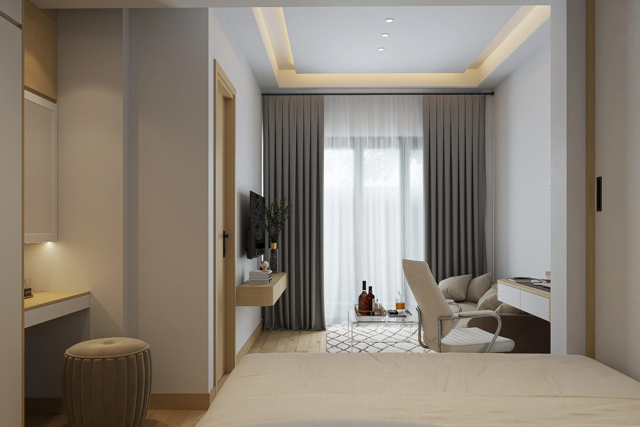 SketchUp Free Sketchup 3d Models Free Download Modern Bedroom Vantage ID 101000737 (Nguyen Phuoc Nhan)